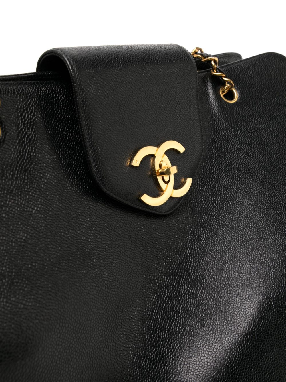 CHANEL Supermodel leather tote bag Women