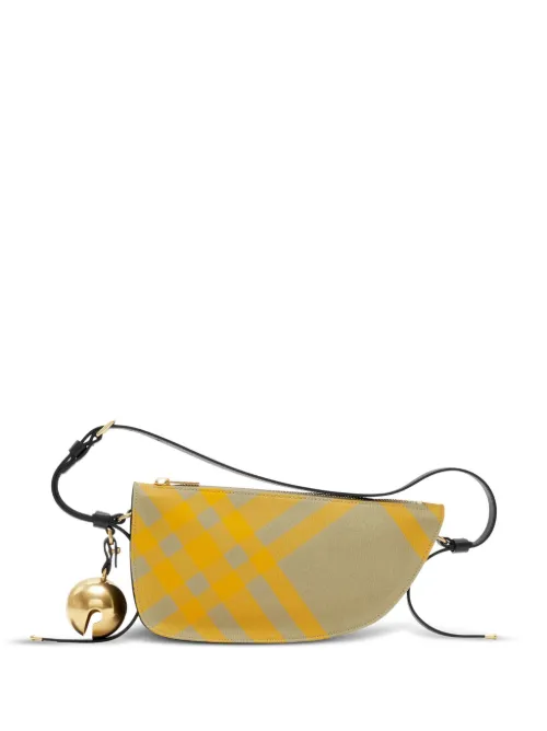 Sac porté épaule Sling Shield à carreaux - Burberry - Modalova