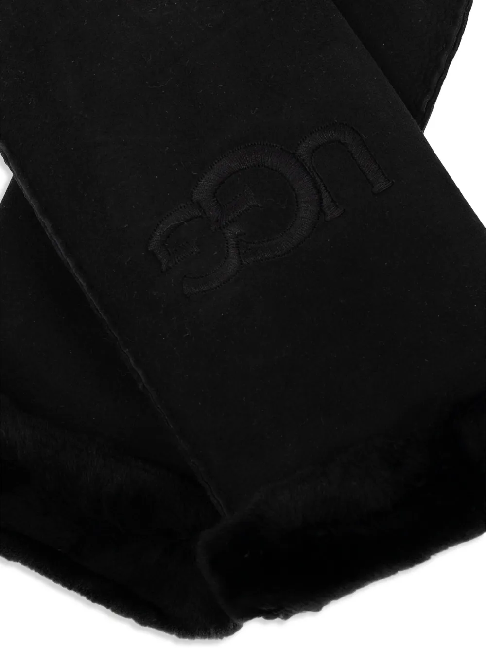 UGG Wanten met geborduurd logo Zwart