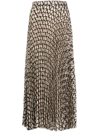 Valentino Garavani トワル イコノグラフ シルクスカート 