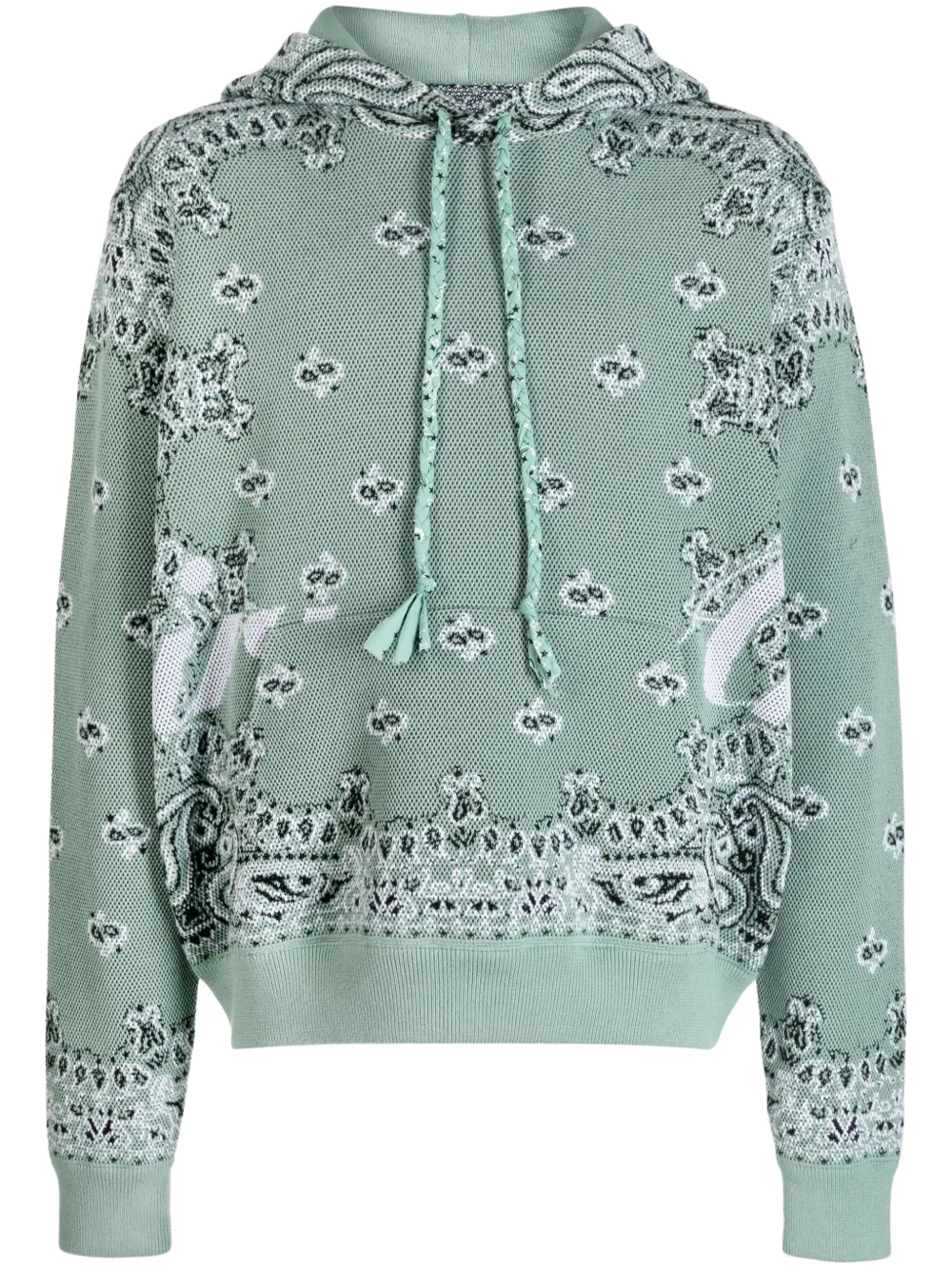 AMIRI bandanaprint Cotton Hoodie Farfetch