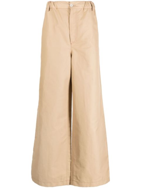 Marni straight-leg elasticated-waistband trousers Men