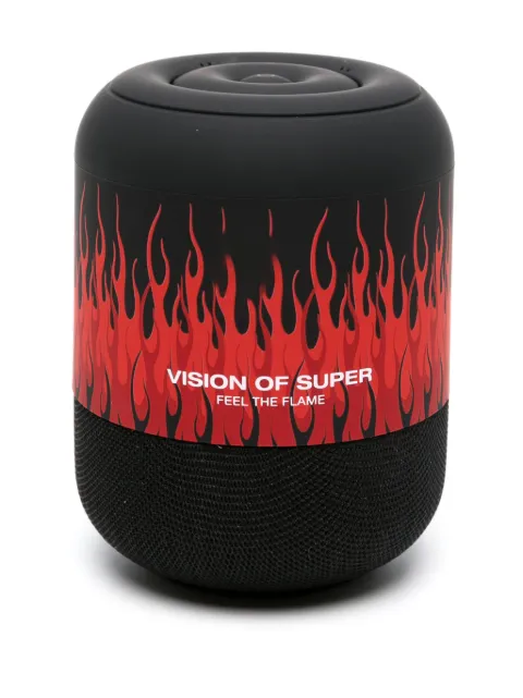 Vision Of Super flame-print circular speaker