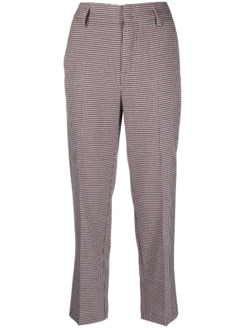 Merci pantalones de vestir con motivo pied de poule 
