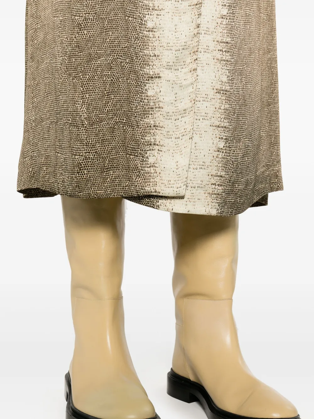 TWINSET Metallic rok Groen