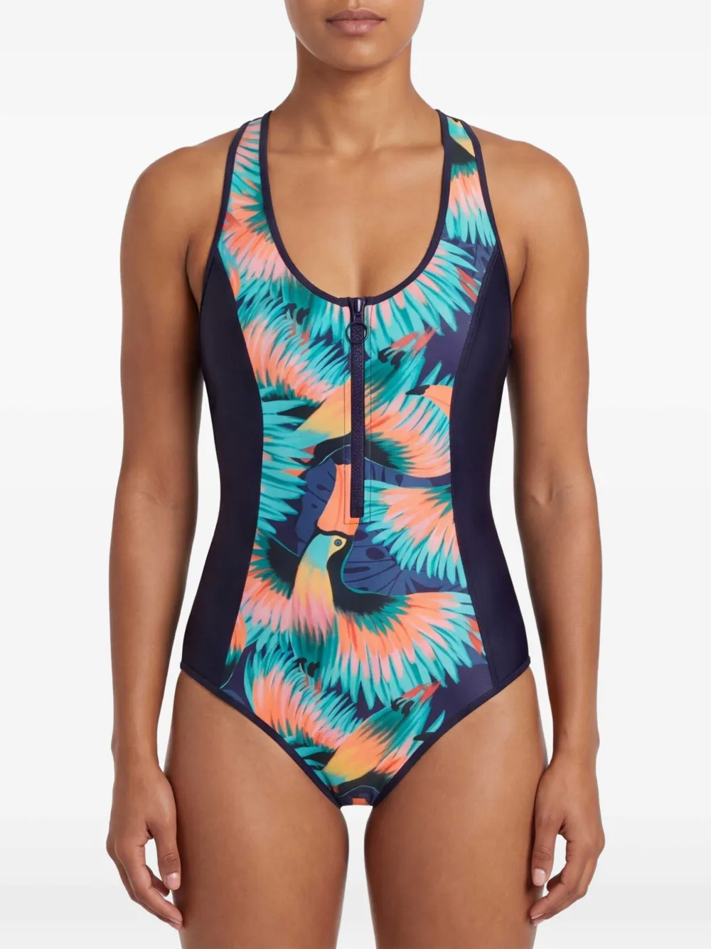 Duskii Badpak met logoprint Veelkleurig