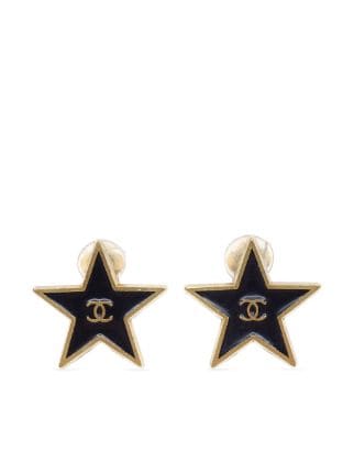 CHANEL Pre-Owned CC Logo clip-on Earrings - Farfetch