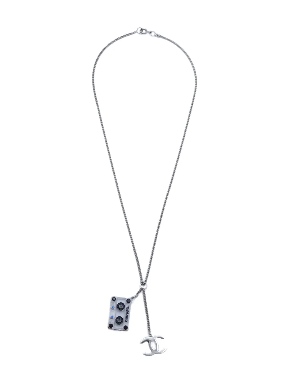 CHANEL Pre-Owned 2014 halsketting met hanger - Zilver