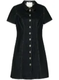 CHANEL Pre-Owned 1990s button-up denim minidress - Blue