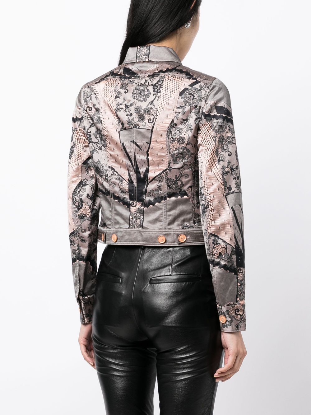 Christian Dior 2006 lace-embellishment jacket Women