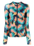 Duskii Tropical-print rash guard - Multicolour