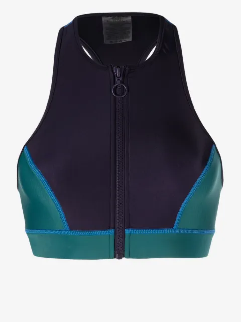 Duskii colour-block bikini top