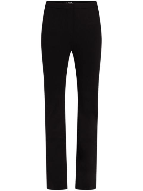 Karl Lagerfeld mid-rise tailored trousers