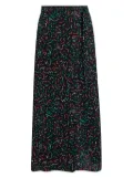 Karl Lagerfeld geometric-print sarong - Black