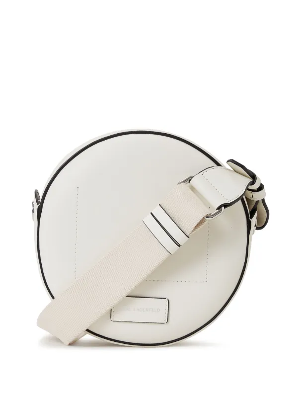 White circle crossbody bag deals