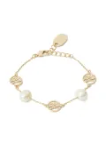 Karl Lagerfeld K/Autograph Pearls charm necklace - Gold
