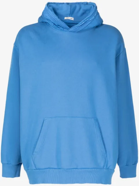 Undercover embroidered-trim cotton hoodie