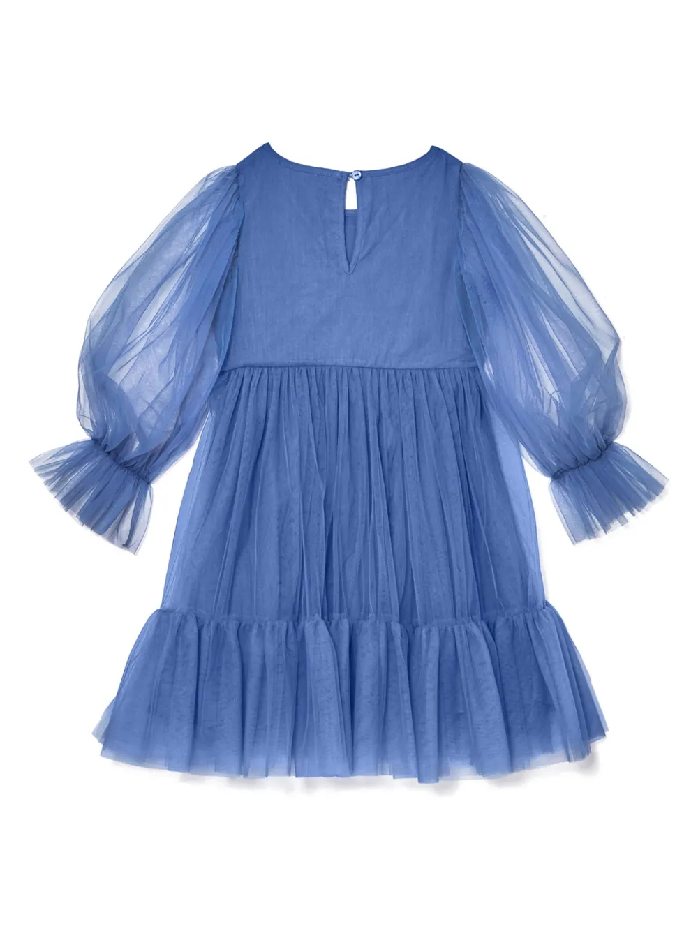 Shop Tutu Du Monde Neva Bead-embellished Tulle Dress In Blue