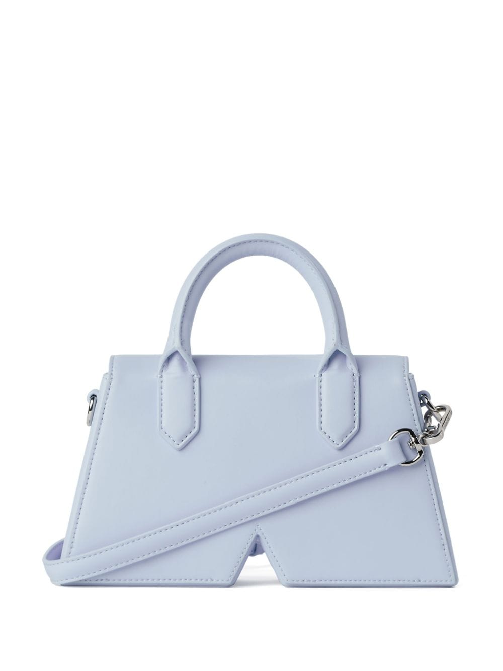Shop Karl Lagerfeld Icon K Leather Crossbody Bag In Blue