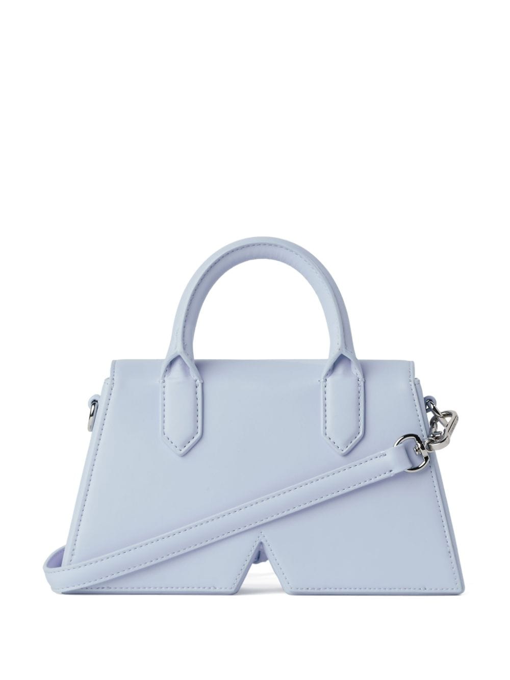 Karl Lagerfeld Iconic K leren crossbodytas Blauw