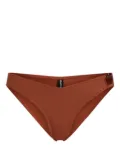 Karl Lagerfeld Signature glitter-embellished bikini bottoms - Red