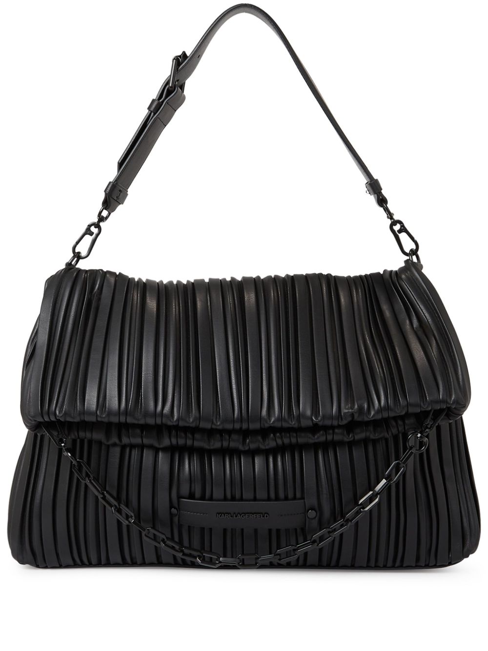 Karl Lagerfeld medium Kushion cross body bag – Black