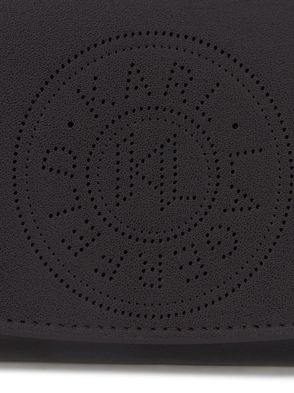 Karl Lagerfeld K Circle perforated-logo clutch bag WOMEN