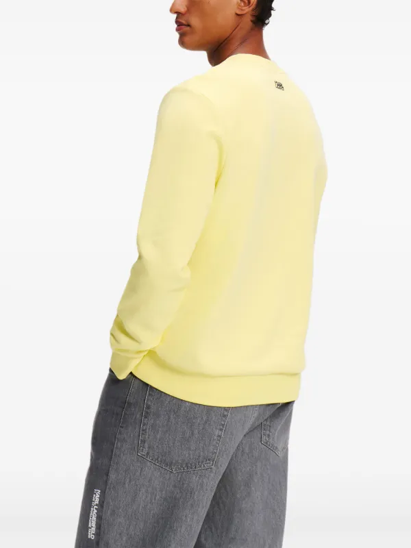 Karl lagerfeld yellow sweatshirt online