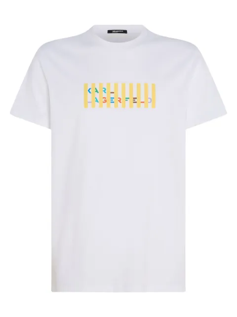 Karl Lagerfeld playera con logo estampado