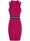 Karl Lagerfeld Jeans layered tank minidress - Pink