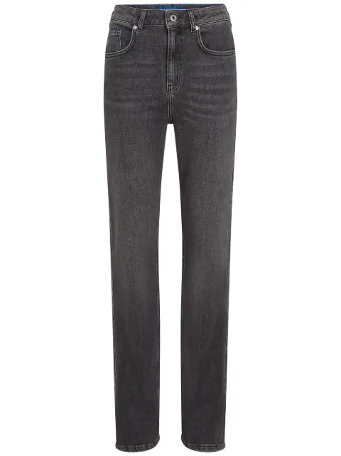 Karl Lagerfeld Jeans high-rise straight-leg jeans