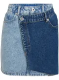 Karl Lagerfeld Jeans double-layer miniskirt - Blue