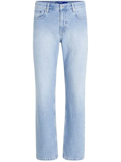 Karl Lagerfeld Jeans mid-rise straight-leg jeans 