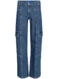 Karl Lagerfeld Jeans mid-rise cargo jeans - Blue