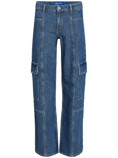 Karl Lagerfeld Jeans mid-rise cargo jeans