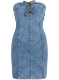 Karl Lagerfeld Jeans tie-front denim minidress - Blue