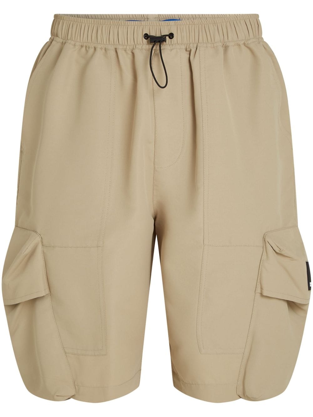 Karl Lagerfeld Jeans Logo-appliqué Cargo Shorts In Neutrals