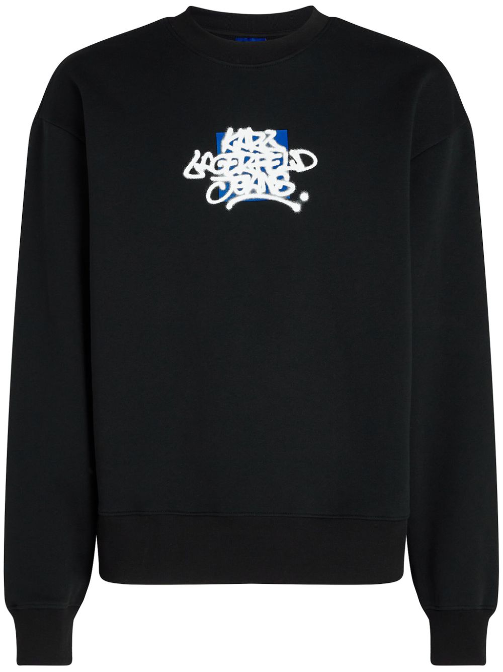 Karl Lagerfeld Jeans x Crapule2000 sweater van biologisch katoen Zwart