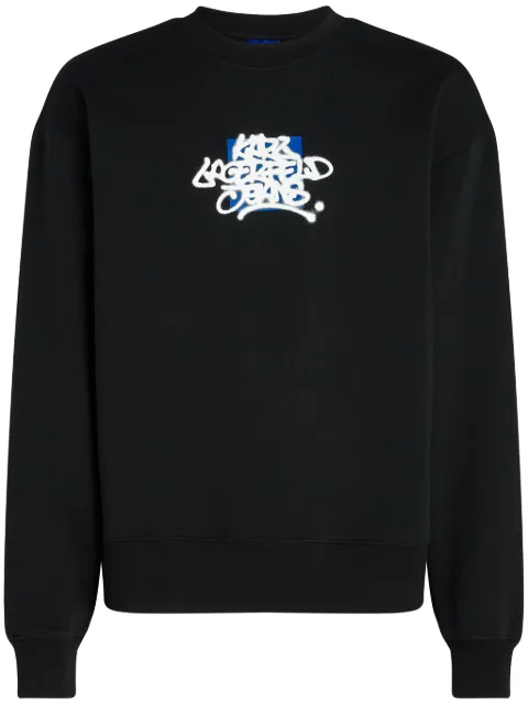 Karl Lagerfeld Jeans x Crapule2000 organic-cotton sweatshirt