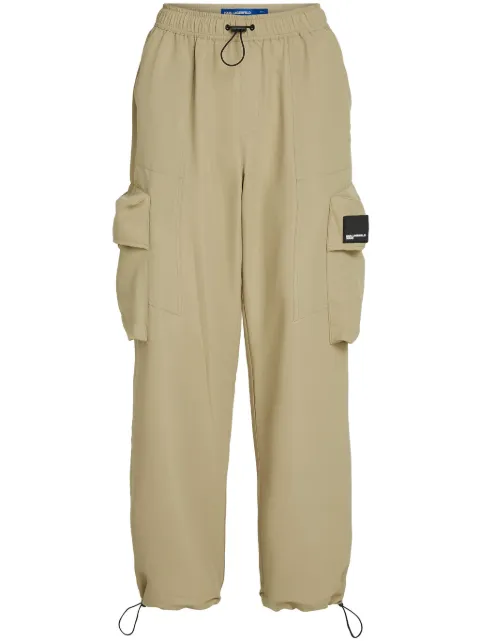 Karl Lagerfeld Jeans straight-leg cargo trousers