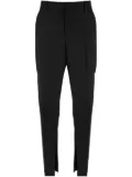 Gucci side-slit tapered trousers - Black