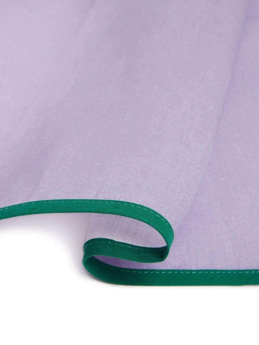 Shop La Doublej Contrast-trim Linen Napkins (set Of 2) In Purple