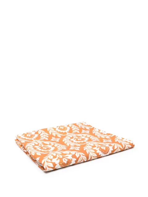 La DoubleJ floral-print linen tablecloth