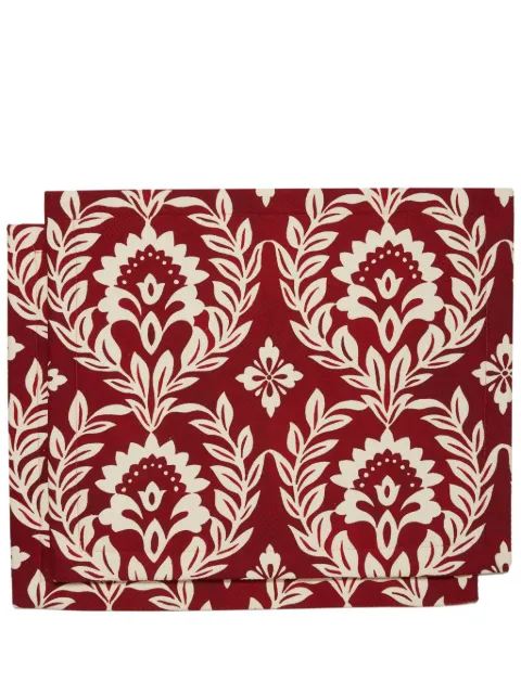 La DoubleJ monogram-print placemat (set of two)