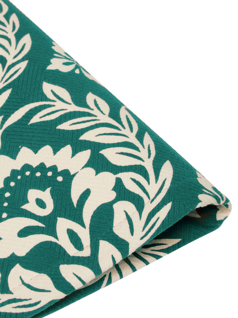 Shop La Doublej Leaf-print Linen Placemats (set Of 2) In Green