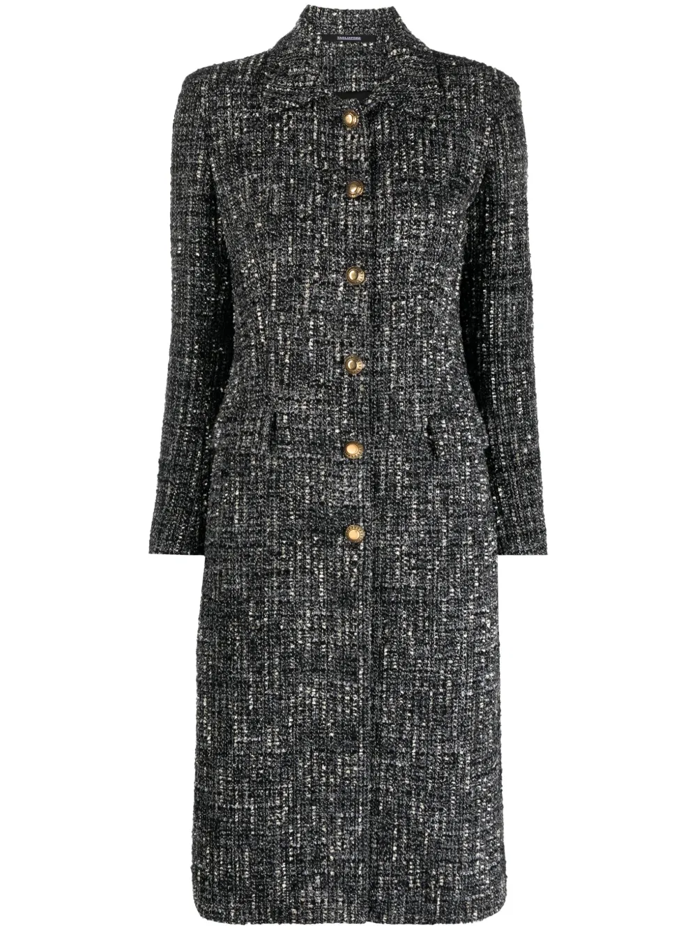 Tagliatore Tweed jas Zwart