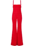 Giambattista Valli flared tweed jumpsuit