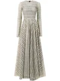 Giambattista Valli macramé silk gown - Neutrals