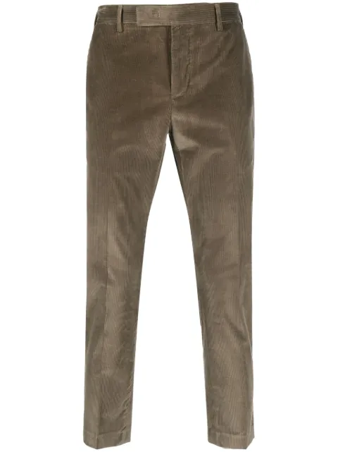PT Torino pantalones de pana rectos
