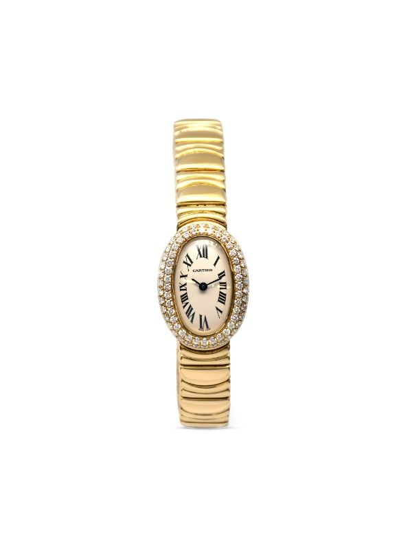 Cartier 1980 1990s pre owned Mini Baignoire 26mm Farfetch